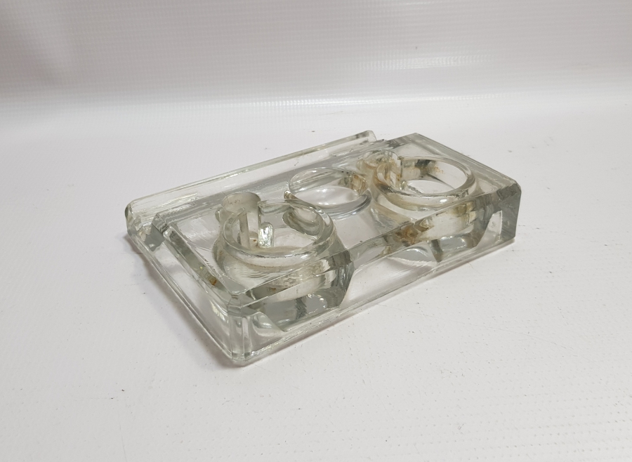 OSMANLI DÖNEMİ & TC İLK DÖNEM NADİR FORMDA CAM HOKKA