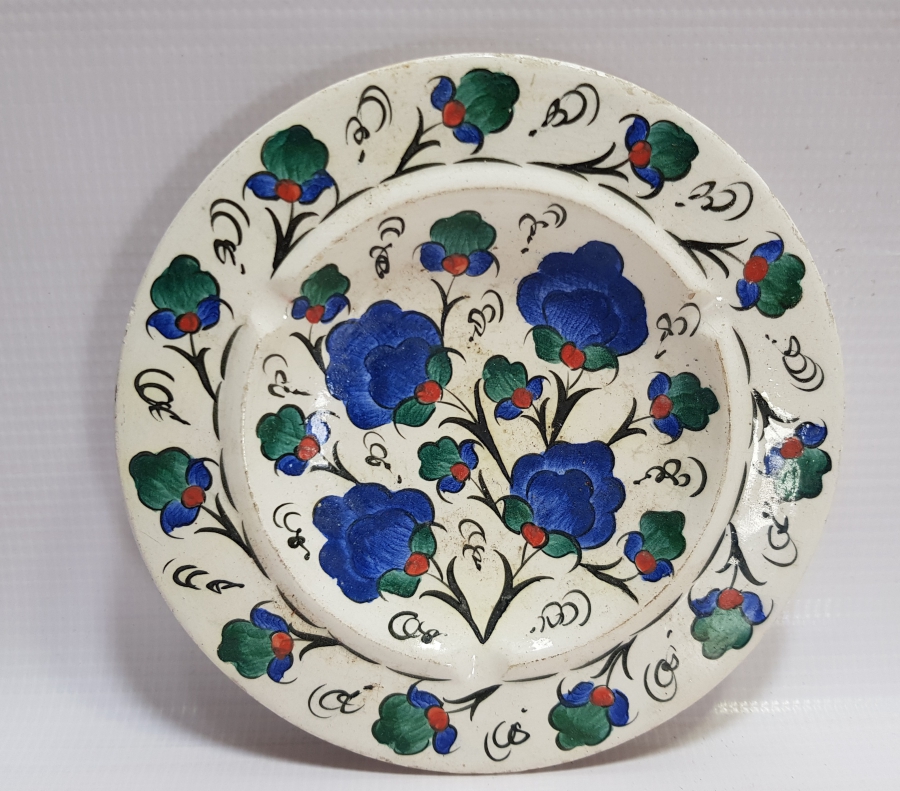 ANTİKA KÜTAHYA KÜL TABLASI