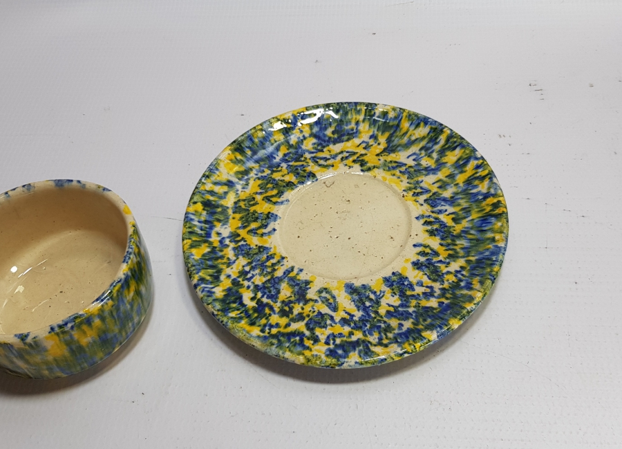 RENK CÜMBÜŞÜ ÖZEL YAPIM KÜTAHYA İŞİ EL BOYAMA ANTİKA FİNCAN