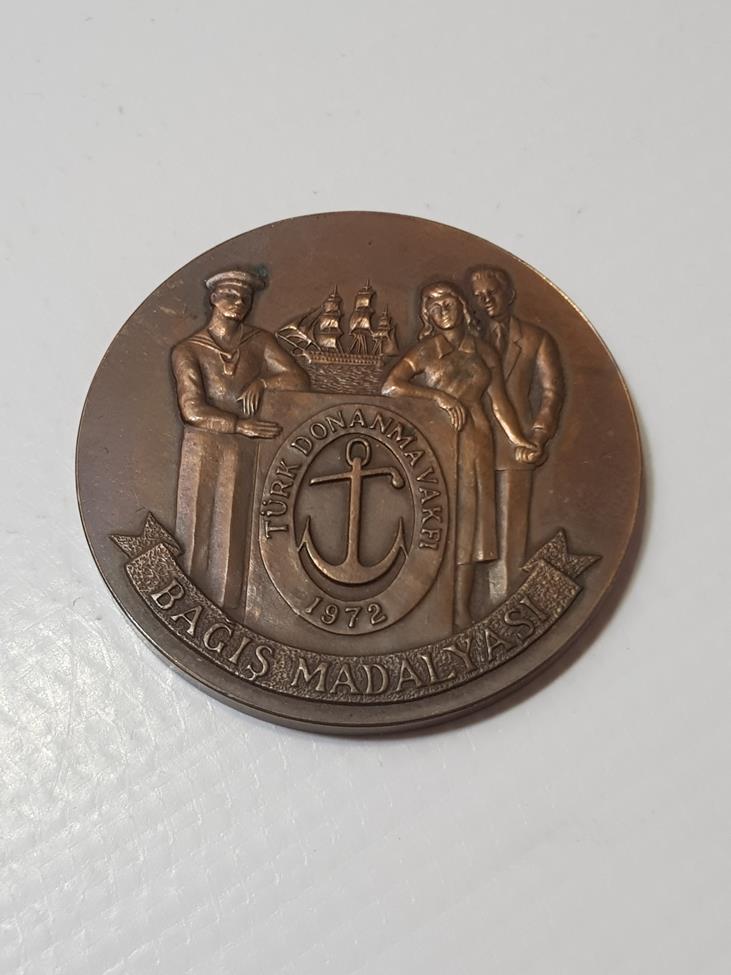 1972 TÜRK DONANMA VAKFI BRONZ MADALYA