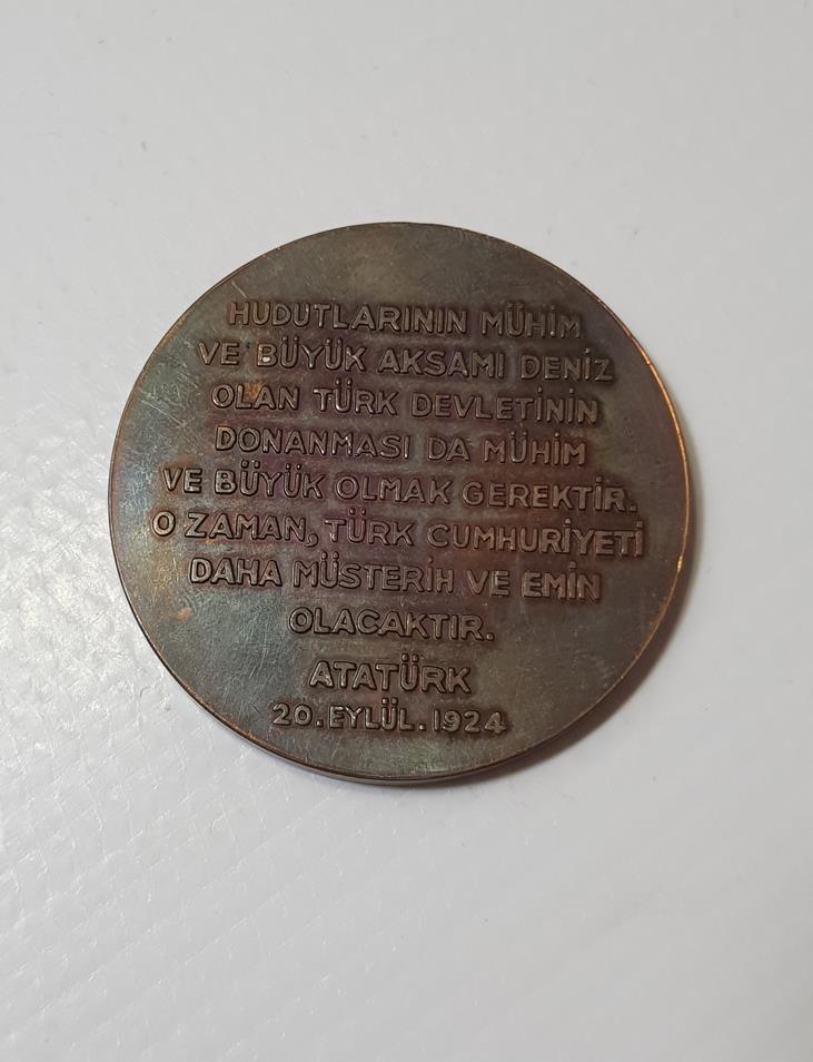 1972 TÜRK DONANMA VAKFI BRONZ MADALYA