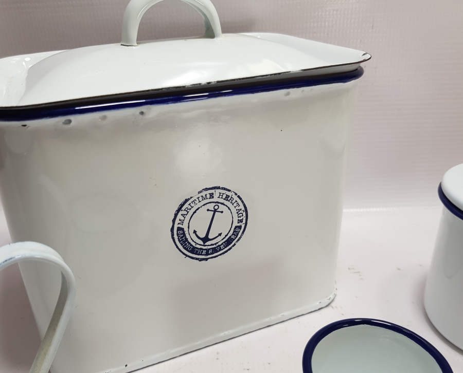 ANTİKA EMAYE KAPTAN TAKIMI