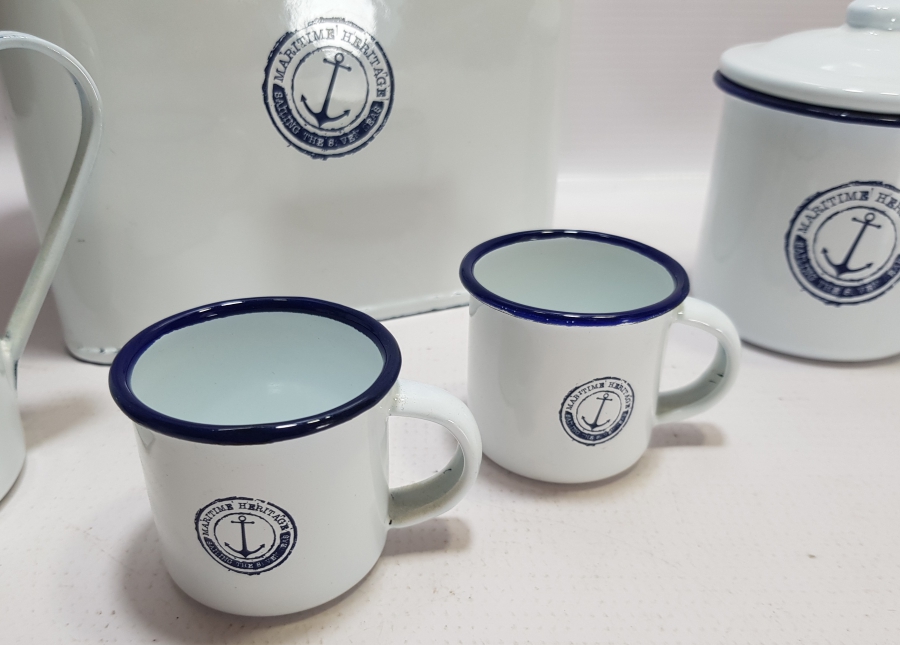 ANTİKA EMAYE KAPTAN TAKIMI