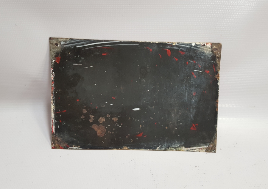 ÇAYIR SOKAĞI YAZILI ESKİ EMAYE TABELA