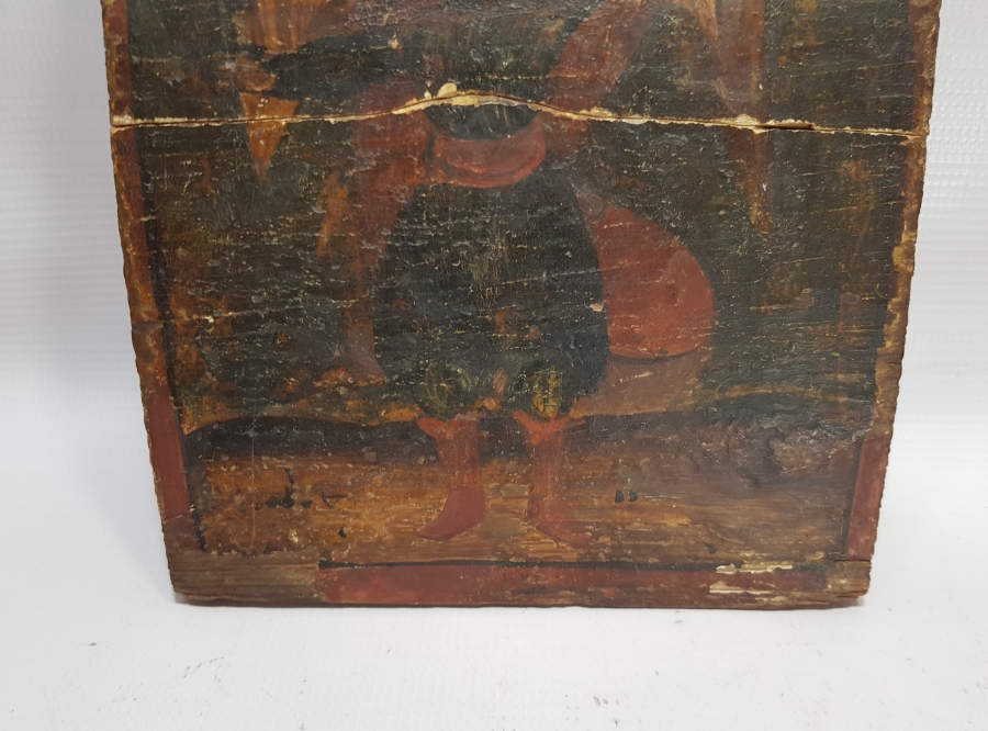 OSMANLI DÖNEMİ EL BOYAMA YAĞLI BOYA İKONA