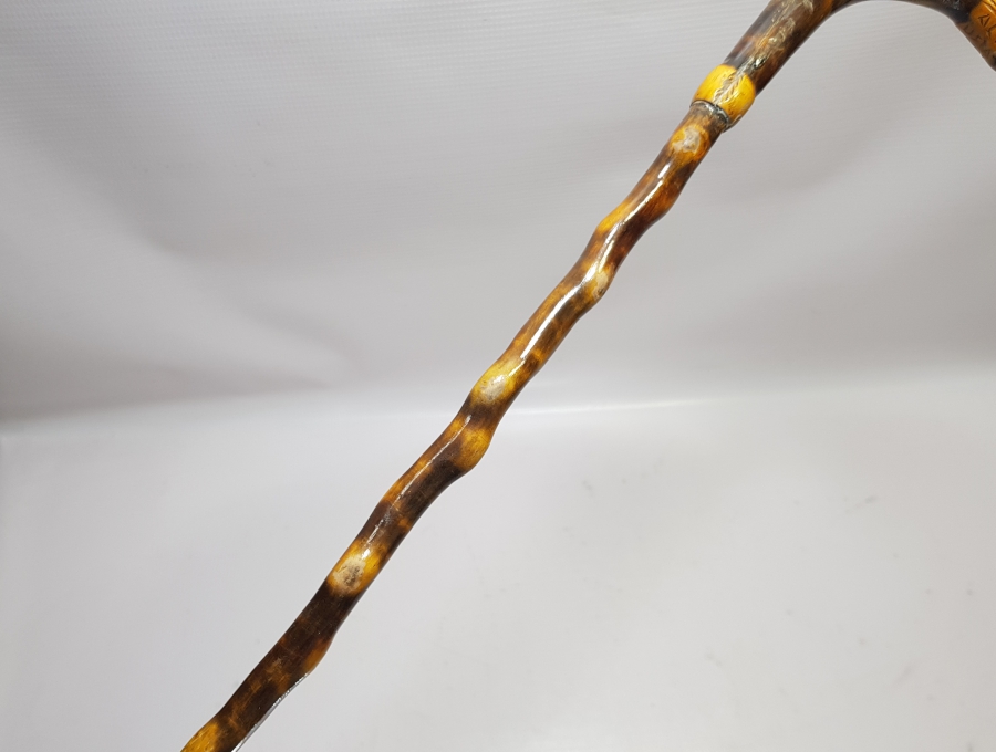 ANTİKA KARTAL BAŞLI AHŞAP BASTON