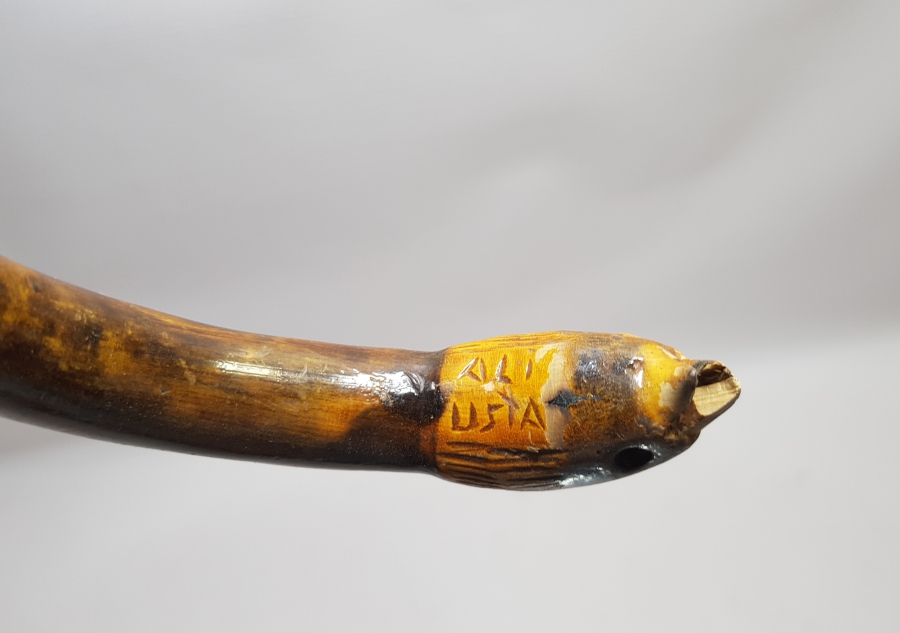 ANTİKA KARTAL BAŞLI AHŞAP BASTON