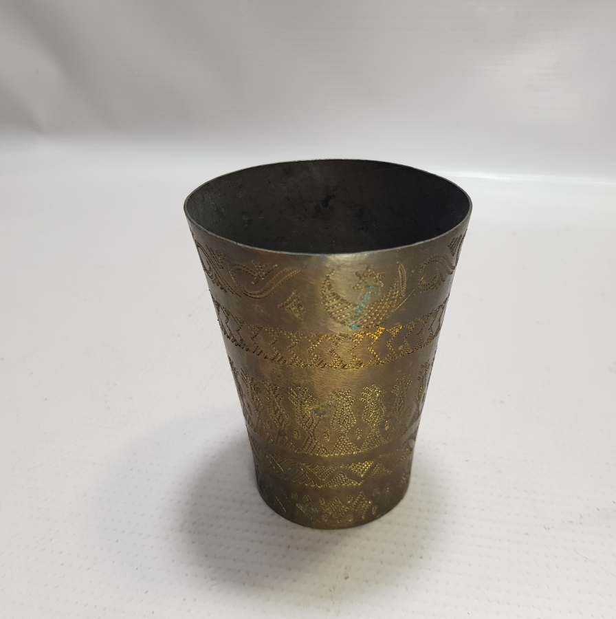 OSMANLI DÖNEMİ AY YILDIZLI SÜLEYMANİYE İŞİ BARDAK