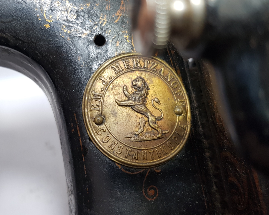 OSMANLI DÖNEMİ MERTZANOFF CONSTANTINOPLE DİKİŞ MAKİNESİ