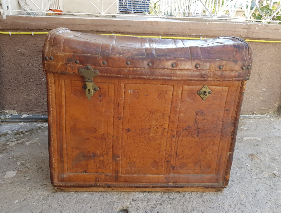 OSMANLI DÖNEMİ ÇOK NADİR SÜRRE ALAYI DERİ SANDIK