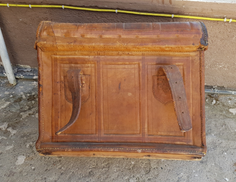 OSMANLI DÖNEMİ ÇOK NADİR SÜRRE ALAYI DERİ SANDIK