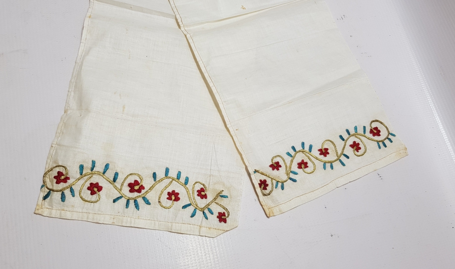 OSMANLI DÖNEMİ ALTIN SIRMA VE İPEK İŞLEMELİ UÇKUR