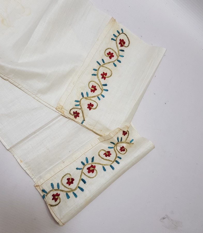 OSMANLI DÖNEMİ ALTIN SIRMA VE İPEK İŞLEMELİ UÇKUR