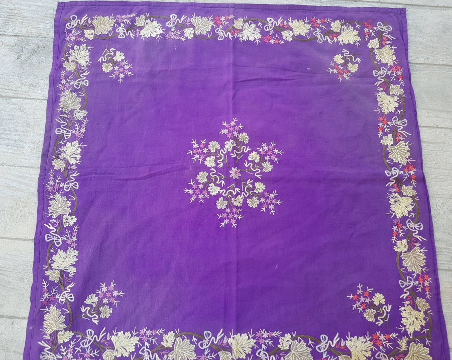 OSMANLI DÖNEMİ SUZENİ İŞÇİLİKLİ GELİN BOHÇASI