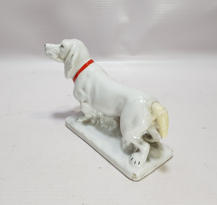 ANTİKA PORSELEN KÖPEK BİBLOSU