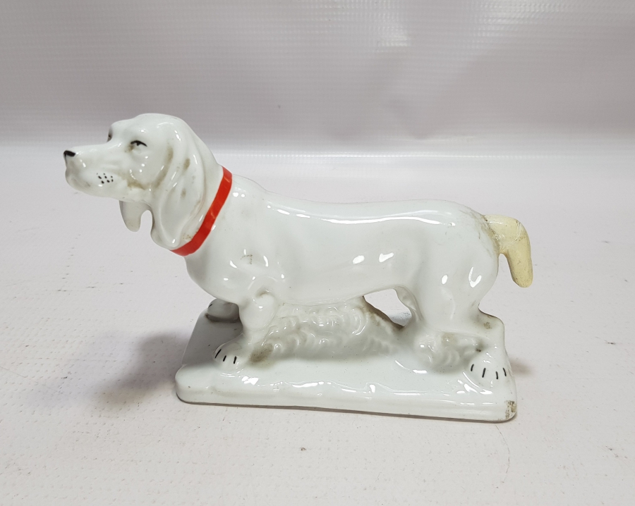 ANTİKA PORSELEN KÖPEK BİBLOSU