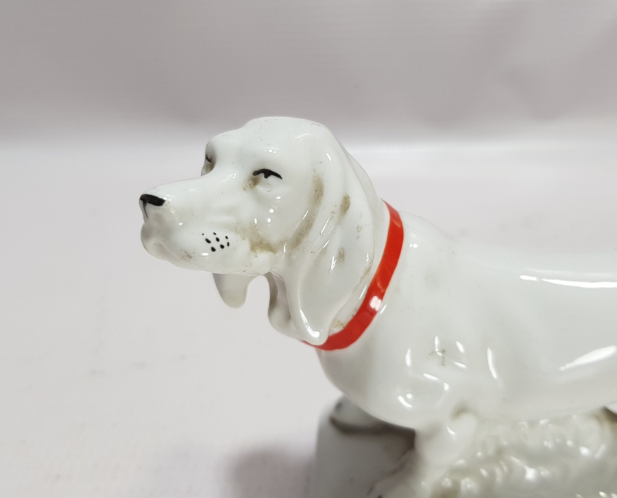 ANTİKA PORSELEN KÖPEK BİBLOSU