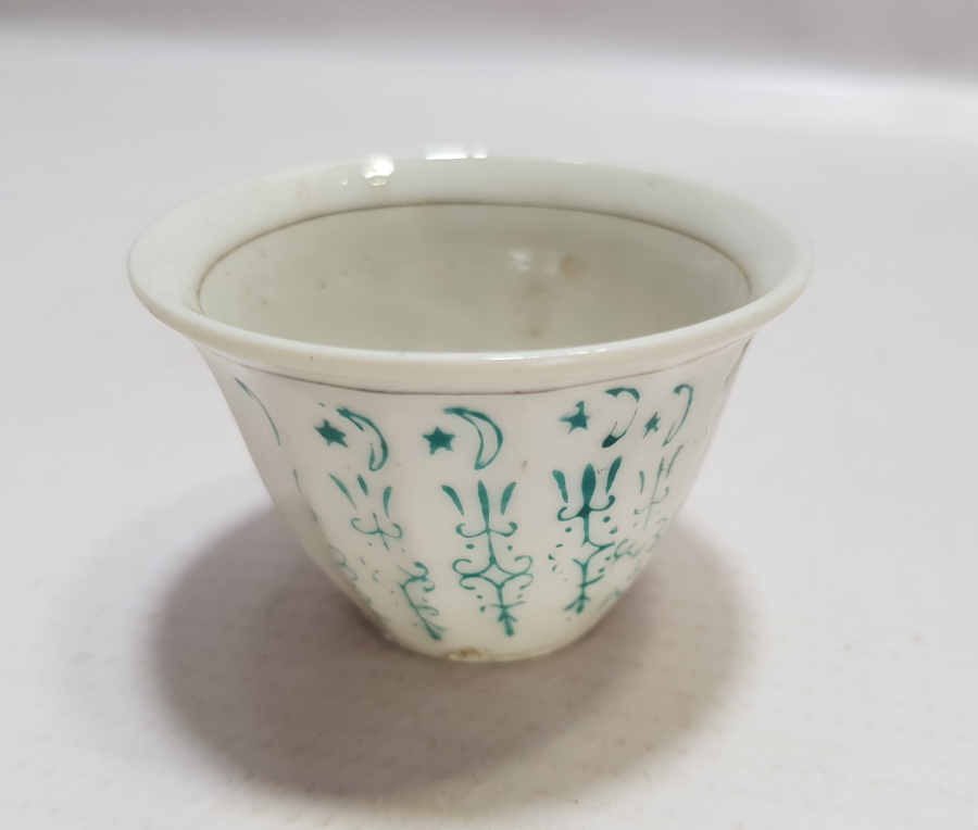 OSMANLI DÖNEMİ AY YILDIZLI KAHVE FİNCANI