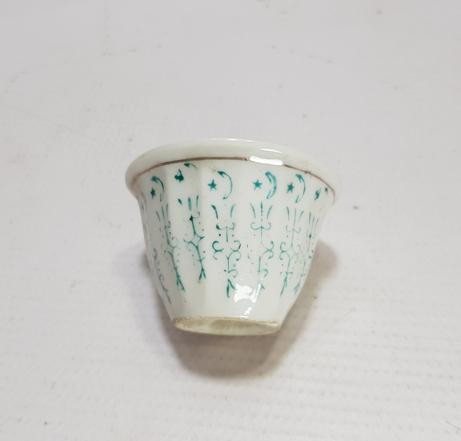 OSMANLI DÖNEMİ AY YILDIZLI KAHVE FİNCANI