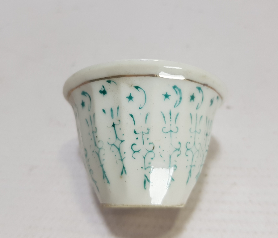 OSMANLI DÖNEMİ AY YILDIZLI KAHVE FİNCANI