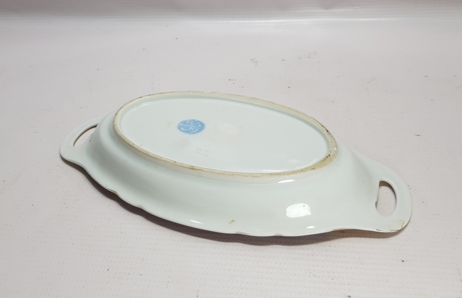 SON OSMANLI SADRAZAMI AHMET TEVFİK PAŞA'YA AİT, ALİMZADE ÖMER EFENDİ DAMGALI ÇOK NADİR KAYIK TABAK