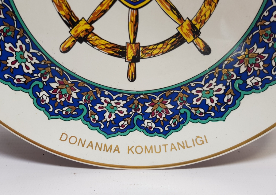 DONANMA KOMUTANLIĞI PORSELEN DUVAR TABAĞI