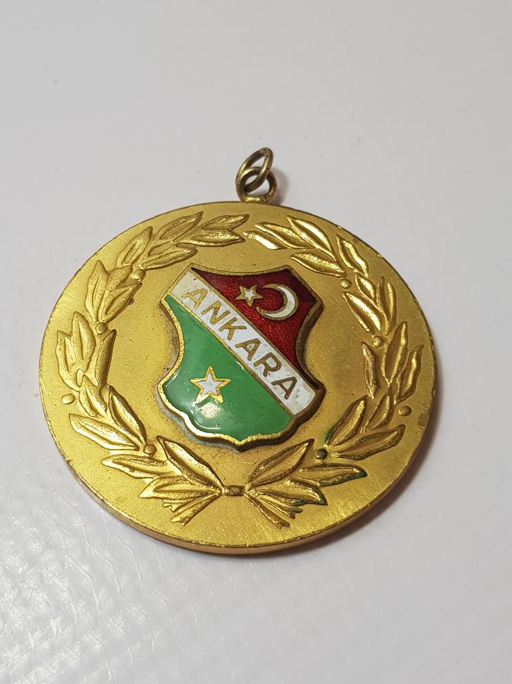 ANKARA BEDEN TERBİYESİ BÖLGE BAŞKANLIĞI MİNELİ MADALYA