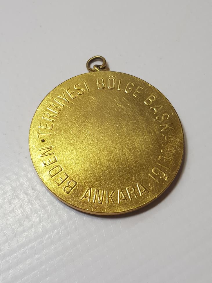 ANKARA BEDEN TERBİYESİ BÖLGE BAŞKANLIĞI MİNELİ MADALYA