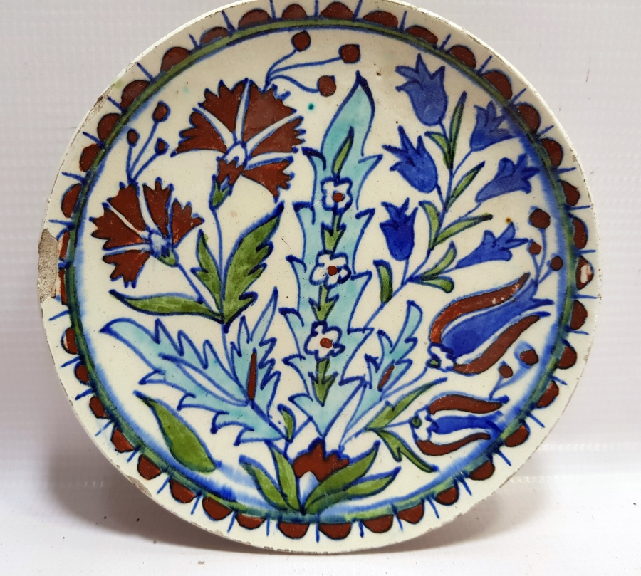 ANTİKA KÜTAHYA TABAK