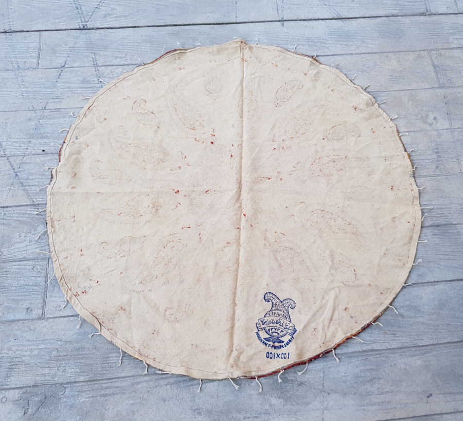 OSMANLI DÖNEMİ İRAN İSFAHAN İŞİ MASA ÖRTÜSÜ