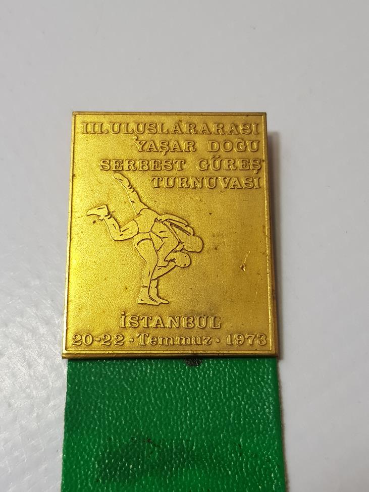 1973 ULUSLAR ARASI YAŞAR DOĞU SERBEST GÜREŞ ŞAMPİYONASI MADALYASI