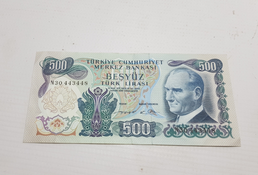 6. EMİSYON 500 LİRA