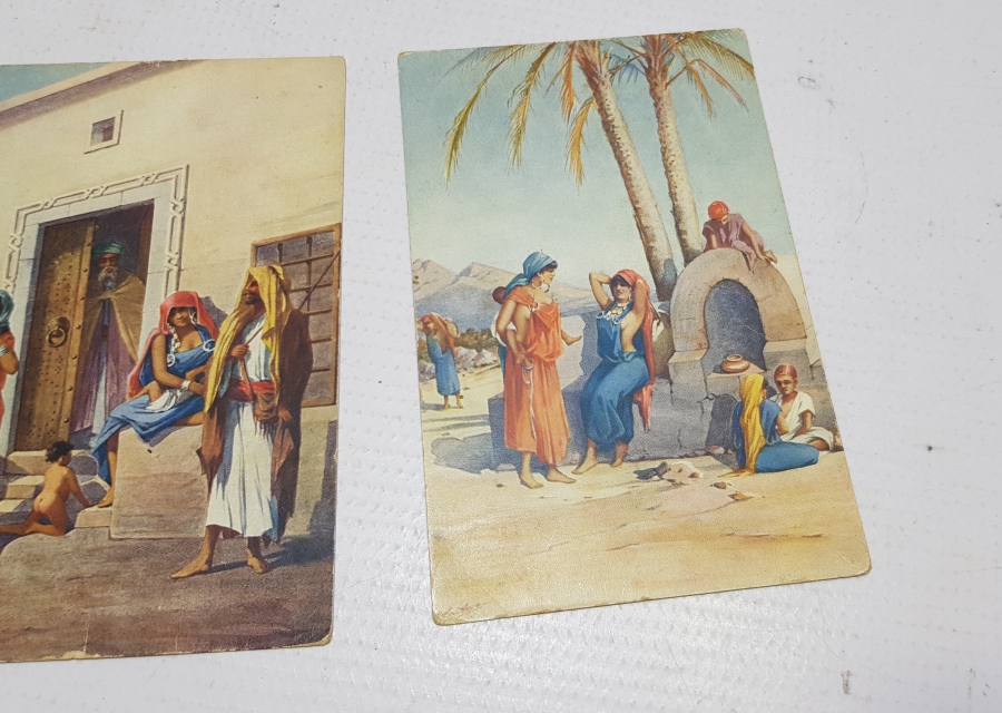 OSMANLI DÖNEMİ ARAP KADINLAR KONULU KARTPOSTAL LOTU