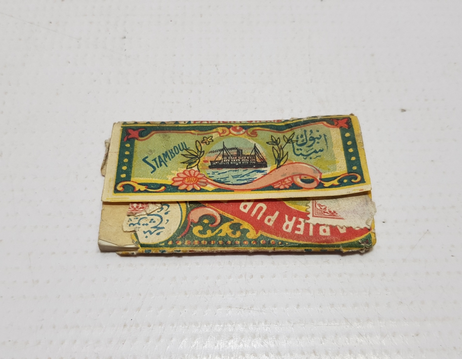 OSMANLI DÖNEMİ GEMİ RESİMLİ SİGARA KAĞIDI