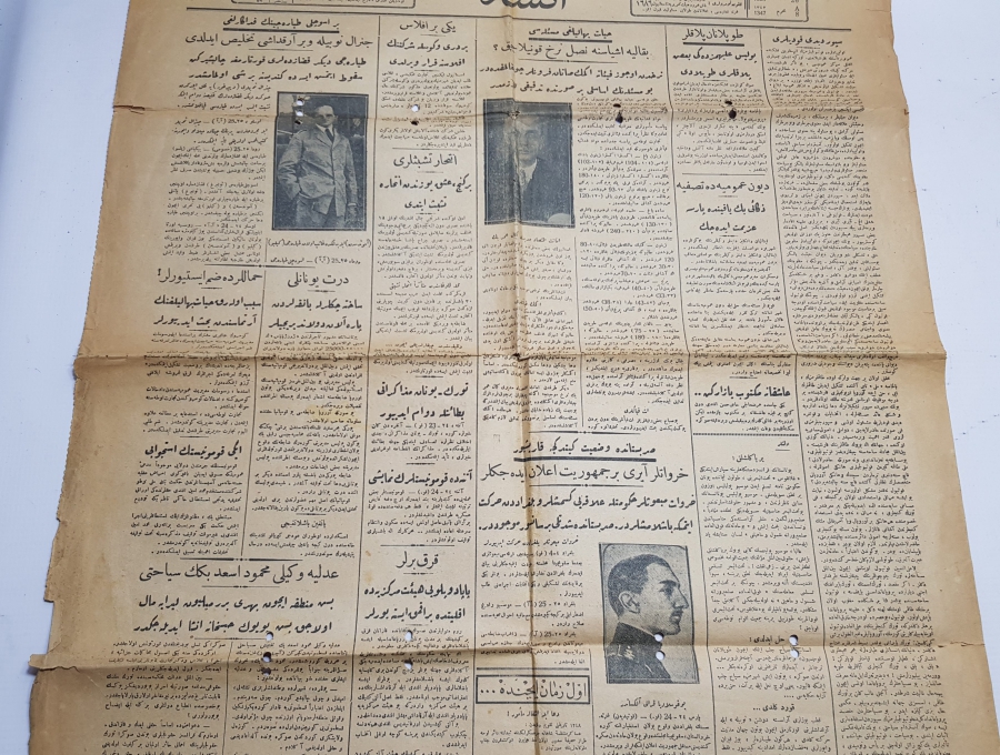 26 HAZİRAN 1928 TARİHLİ AKŞAM GAZETESİ