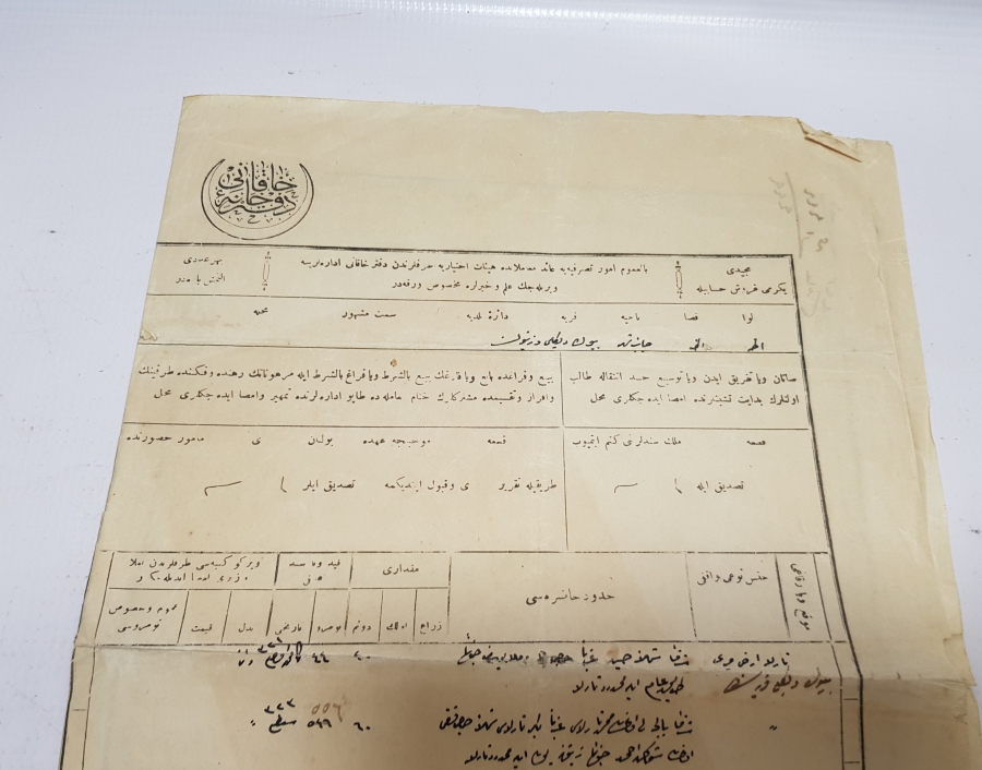 OSMANLI DÖNEMİ SÖZLEŞME