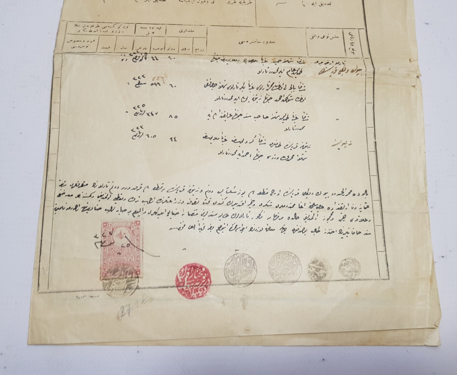 OSMANLI DÖNEMİ SÖZLEŞME