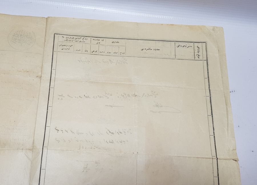 OSMANLI DÖNEMİ SÖZLEŞME