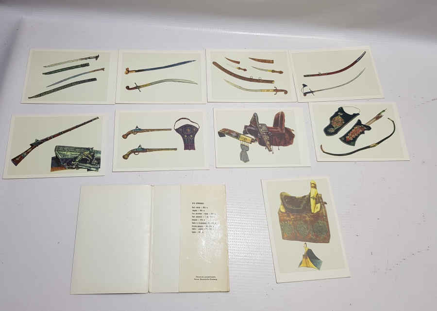 17. VE 18. YÜZYILDA TÜRK SİLAHLARI KONULU KARTPOSTAL ALBÜMÜ