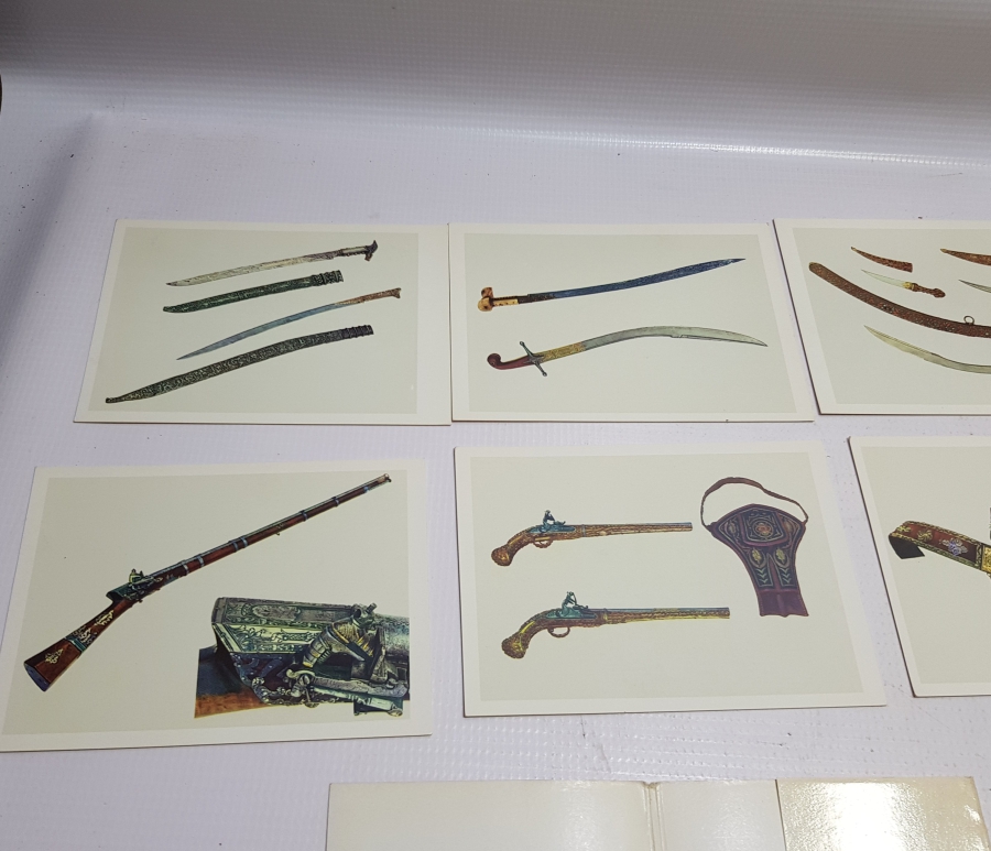 17. VE 18. YÜZYILDA TÜRK SİLAHLARI KONULU KARTPOSTAL ALBÜMÜ