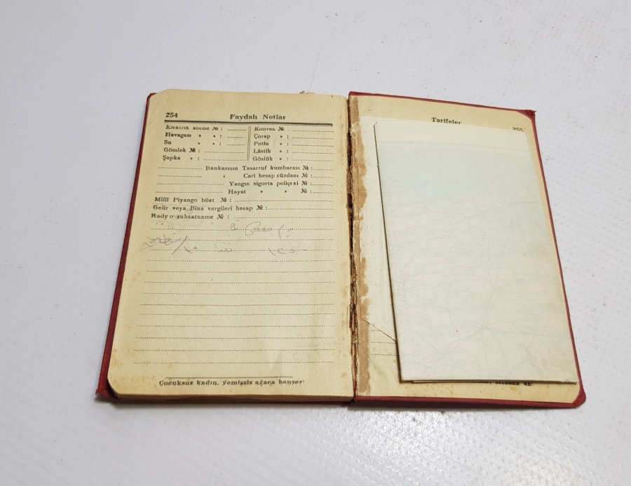 1953 TAKVİMİ RAGIP