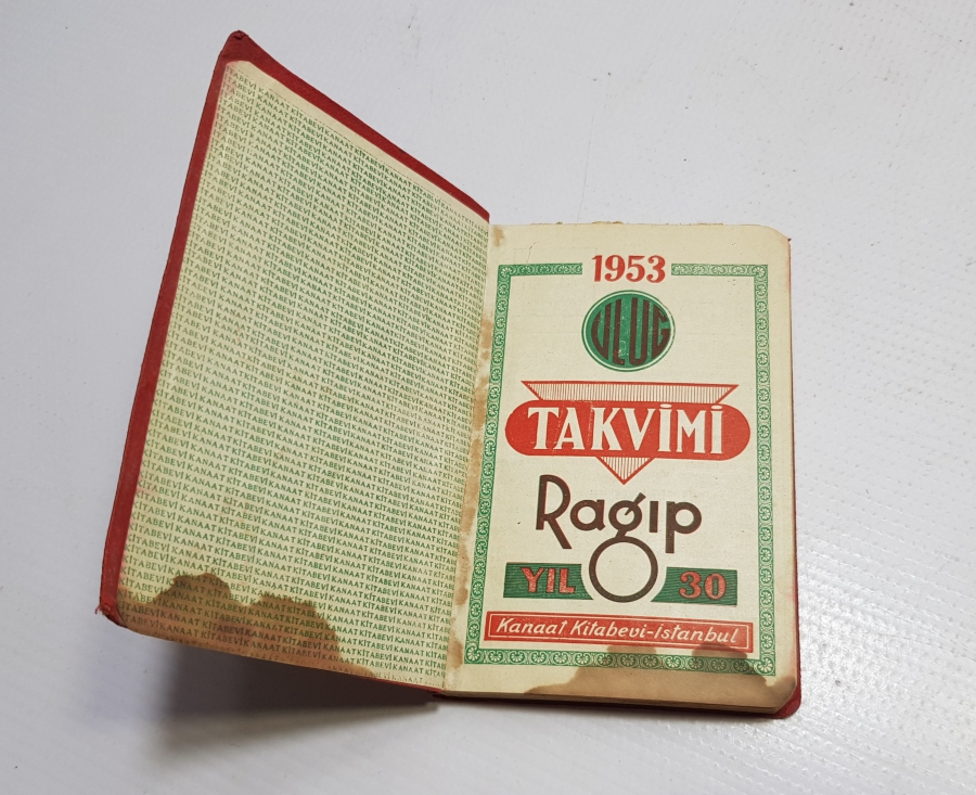 1953 TAKVİMİ RAGIP