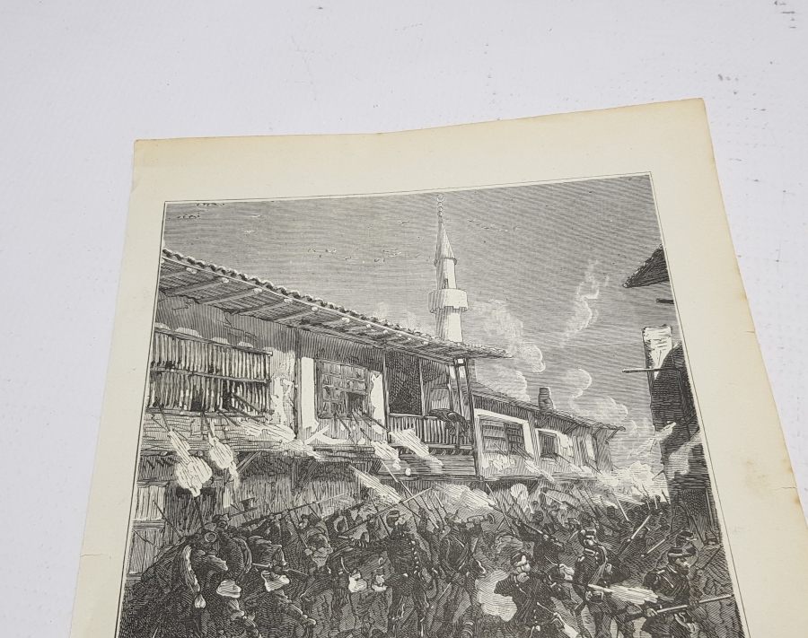 PLEVNE SAVAŞI GRAVÜRÜ