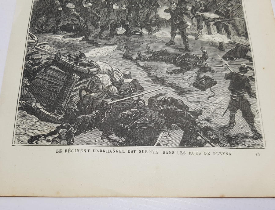 PLEVNE SAVAŞI GRAVÜRÜ