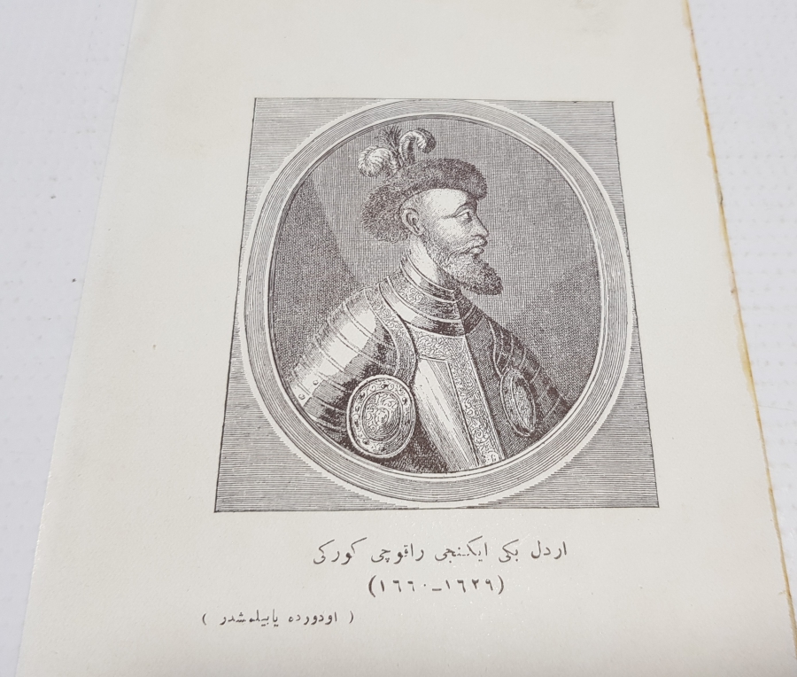 ERDEL BEYİ 2. RAKOÇİ GORGİ OSMANLICA GRAVÜR