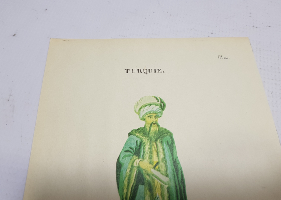 OSMANLI DÖNEMİ REİS EFENDİ GRAVÜRÜ