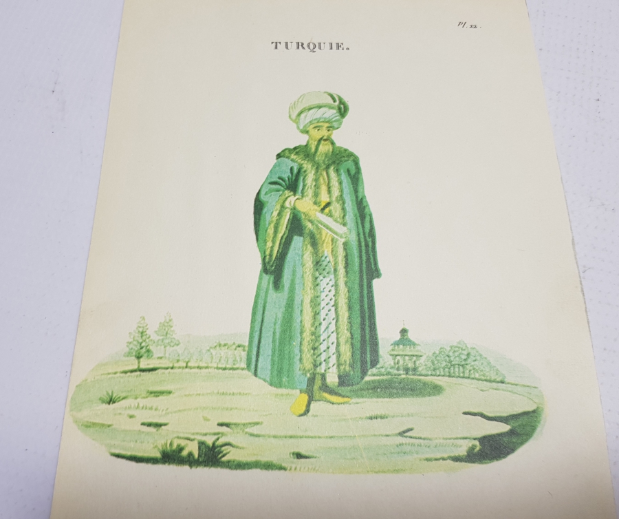 OSMANLI DÖNEMİ REİS EFENDİ GRAVÜRÜ