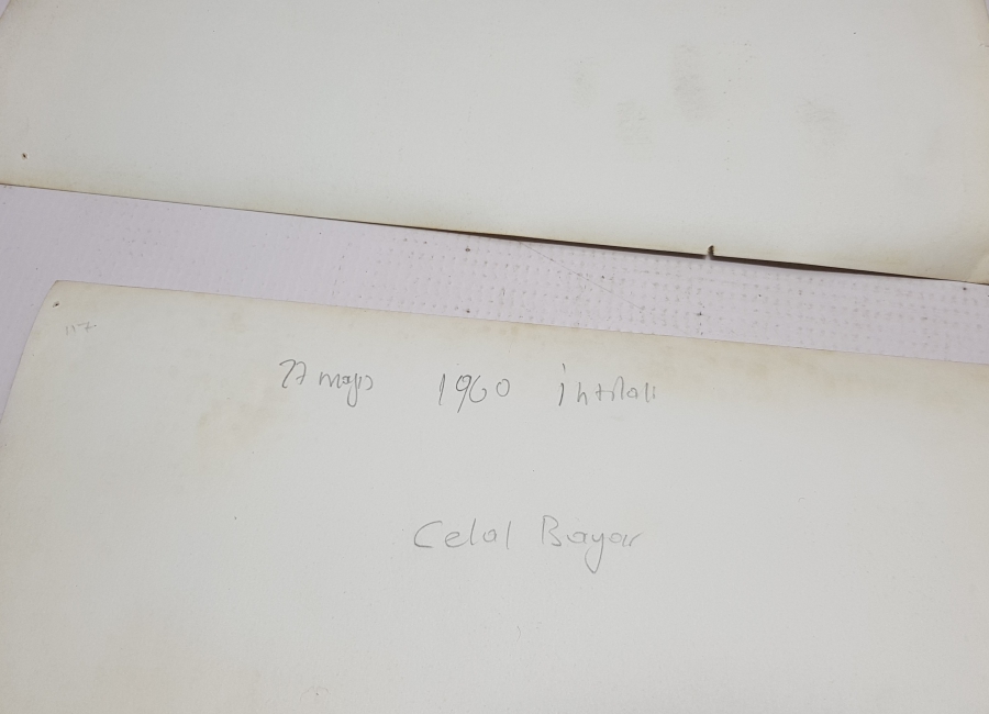 1960 DARBESİ KONULU KARİKATÜR FOTOĞRAFI LOTU