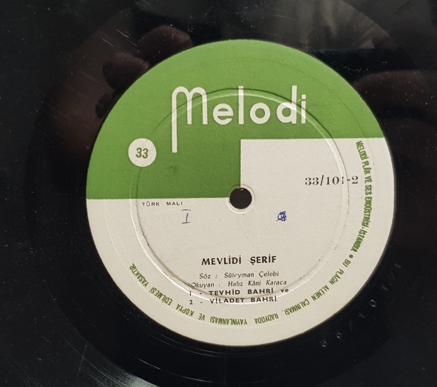 KANİ KARACA: MEVLÜT LONGPLAY PLAK