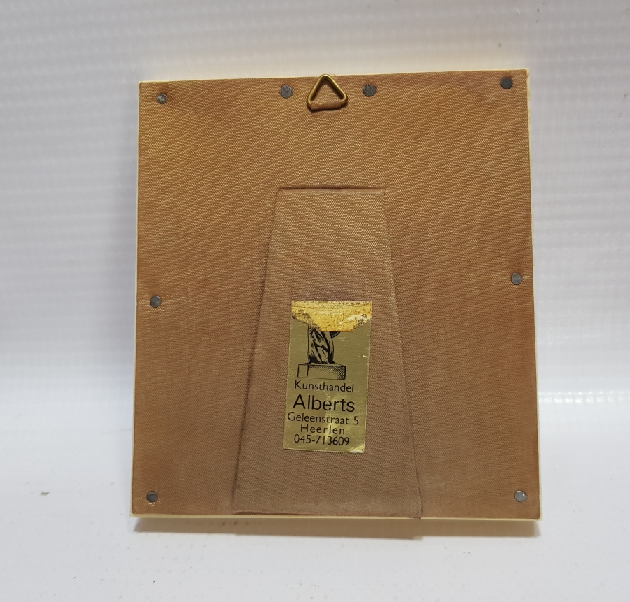 1850'LERDEN FİL DİŞİ ÇERÇEVELİ EL YAPIMI RESİM